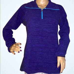 Columbia Glacial Fleece III Quarter-zip Fleece Pullover Top Shirt Sz Medium VGC